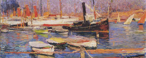 Le Port De Marseille 1 By Henri Martin