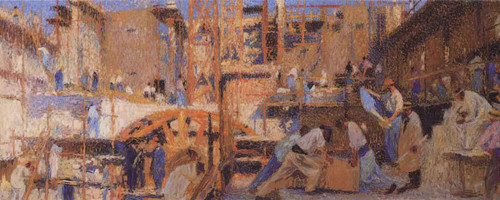 Le Travail By Henri Martin