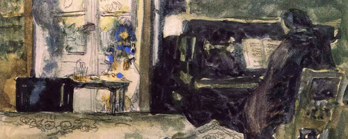 Madame Vuillard's Piano By Edouard Vuillard