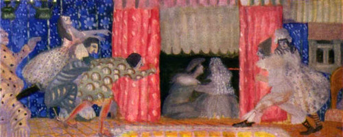 Pierrot's Wedding By Boris Grigoriev