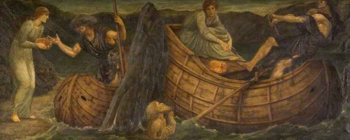 Psyche Giving The Coin To Charon By Sir Edward Burne Jones