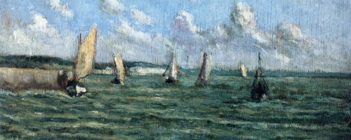 Sailboats By Maximilien Luce By Maximilien Luce