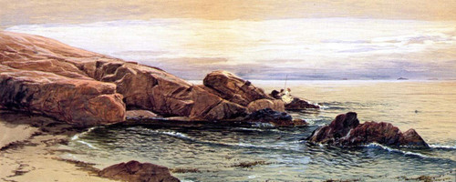 Two Women Fishing By Alfred Thompson Bricher