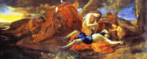 Venus Lamenting Over Adonis By Nicolas Poussin