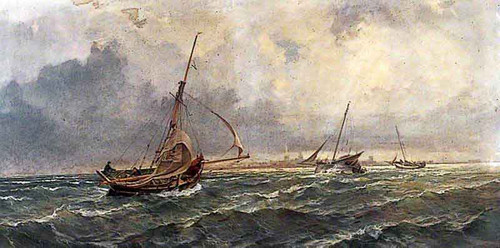 A Squall, Southampton Water By Charles Robert Leslie