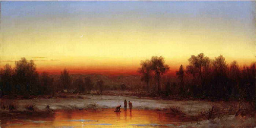 A Winter Twilight By Sanford Robinson Gifford