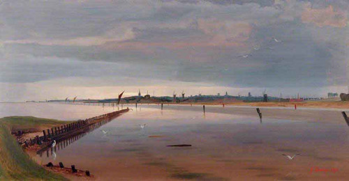 Breydon Water, Norfolk By Anthony Frederick Sandys