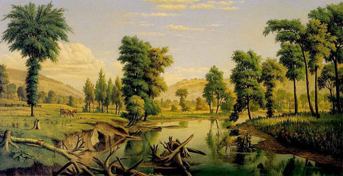 Chenango Creek, Three Miles North Of Sherburne, N.Y. By Levi Wells Prentice By Levi Wells Prentice