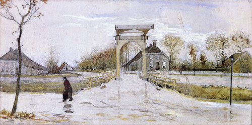 Drawbridge In Nieuw Amsterdam By Vincent Van Gogh