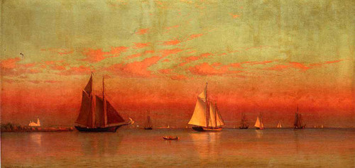 Evening In Gloucester Harbor By Francis A. Silva