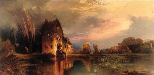 Haunted House By Thomas Moran