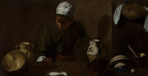 Kitchen Scene By Diego Velazquez