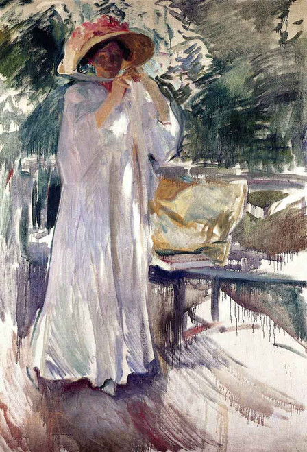 Clotilde In The Garden By Joaquin Sorolla Y Bastida