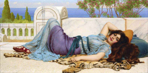 Mischief And Repose  1 By John William Godward