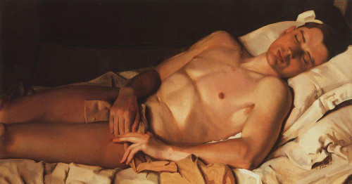 Naked Young Man By Konstantin Somov