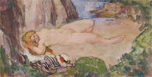 Nude In A Landscape By Henri Lebasque By Henri Lebasque