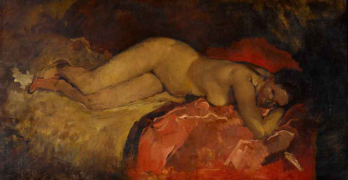 Reclining Nude1 By George Heidrik Breitner