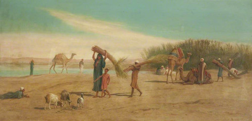 Scene On The Nile By Frederick Goodall