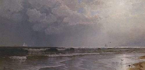 Seascape At Dusk By Alfred Thompson Bricher