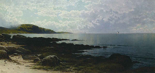 Seascape With Boat By Alfred Thompson Bricher