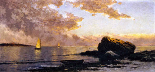 Shore At Manomet, Massachusetts By Alfred Thompson Bricher