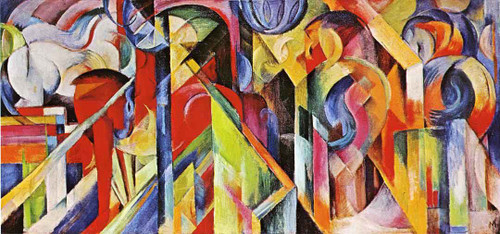 Stables By Franz Marc By Franz Marc