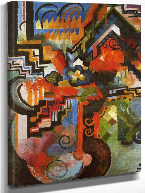 Colored Composition By August Macke