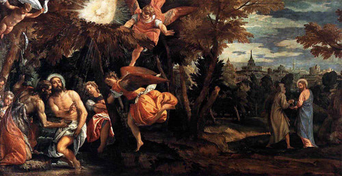 The Baptism And Temptation Of Christ By Paolo Veronese