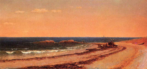 The Beach At Cohasset By Sanford Robinson Gifford