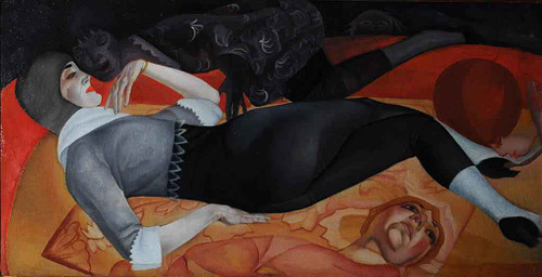 The Circus Artist's Dream By Boris Grigoriev The Circus Artist's Dream By Boris Grigoriev