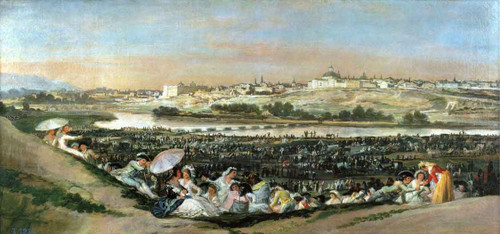 The Meadow Of San Isidro By Francisco Jose De Goya Y Lucientes By Francisco Jose De Goya Y Lucientes