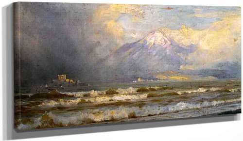 Vesuvius In Winter By William Trost Richards