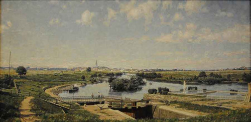 View Of Linkoping By Johan Krouthen