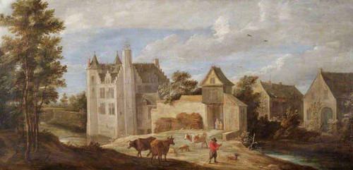 View Of The Artist's House 'De Trij Toren', Near Perk By David Teniers The Younger