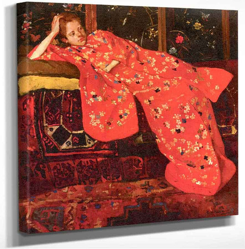 Anna (Also Known As Girl In Red Kimono) George Hendrik Breitner