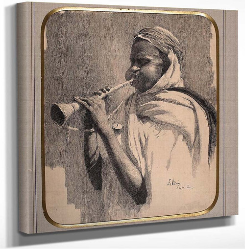 Arab Playing A Trumpet (Also Known As Arab Grający Na Trąbce) Edward Okun