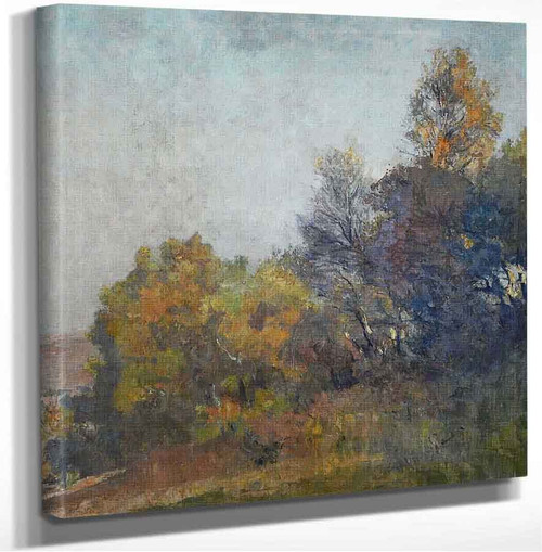 Birch Slope In Autumn Fragrance (Birkenhang Im Herbstduft) Eugen Felix Prosper Bracht