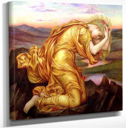 Demeter Mourning For Persephone Evelyn De Morgan