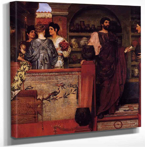 Emperor Hadrian At A British Pottery (Also Known As Hadrian Visiting A Roman British Pottery) Sir Lawrence Alma Tadema