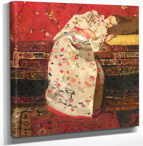 Girl In A White Kimono George Hendrik Breitner