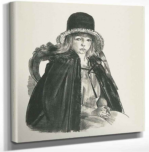 Jean In A Black Hat George Wesley Bellows