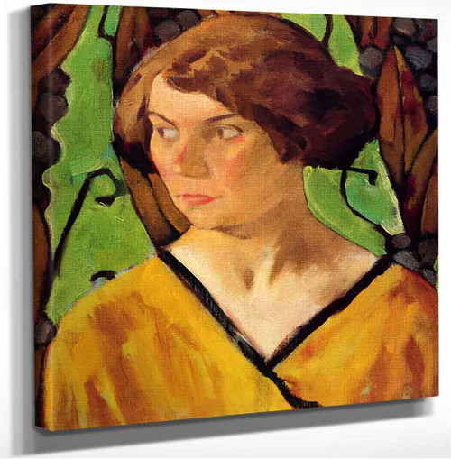 Portrait Of A Girl Koloman Moser