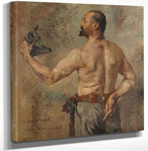 Portrait Of The Sculptor Friedrich Lovis Corinth