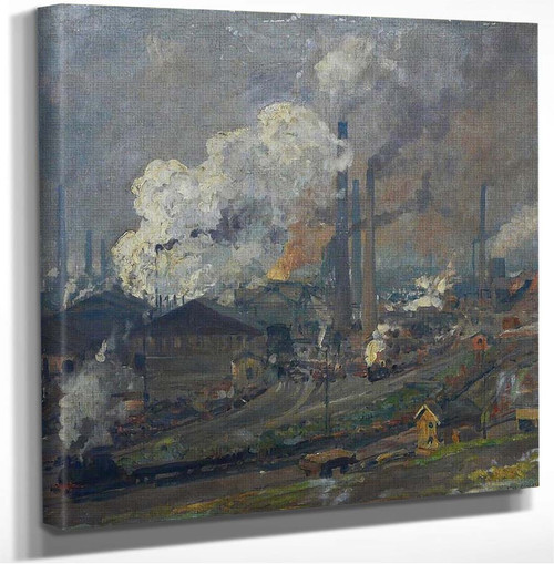 Steel Plant Hermannshütte In Hoerde (Hüttenwerk Hermannshütte In Hoerde) Eugen Felix Prosper Bracht