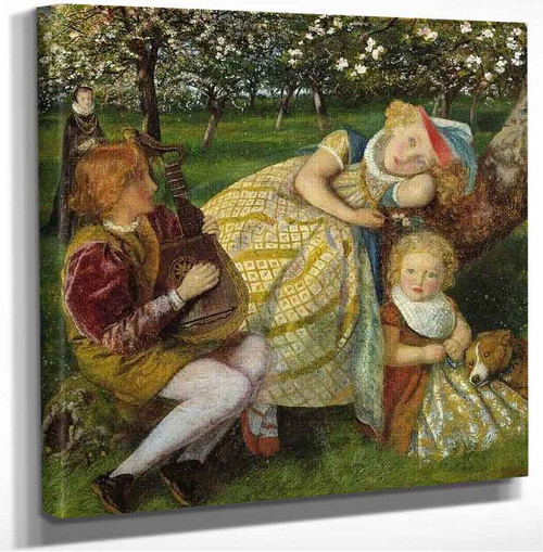 The Kings Orchard (Study) Arthur Hughes