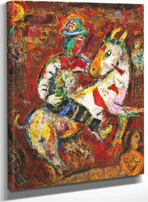 The Horseman 1966 By Marc Chagall