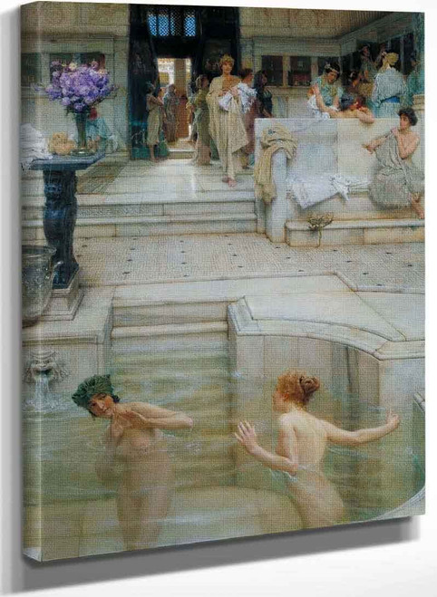 A Favourite Custom (Also Known As The Bath) By Sir Lawrence Alma Tadema