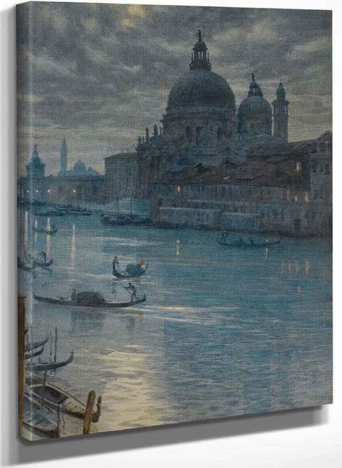 A Moonlight Scene Venice By Sir Edward John Poynter
