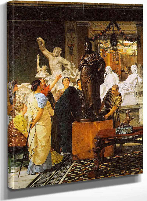 A Sculpture Gallery In Rome At The Time Of Augustus (Also Known As A Dealer Of Statues) By Sir Lawrence Alma Tadema