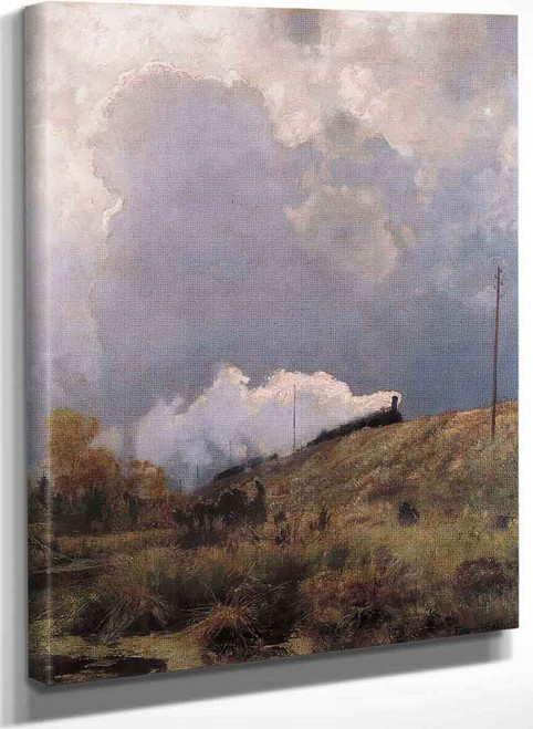 Across The Heath By Eugen Felix Prosper Bracht